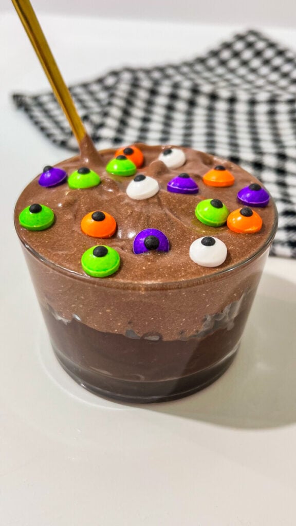IMG_4747-576x1024 Creepy Monster Eye Chocolate Mousse Cups