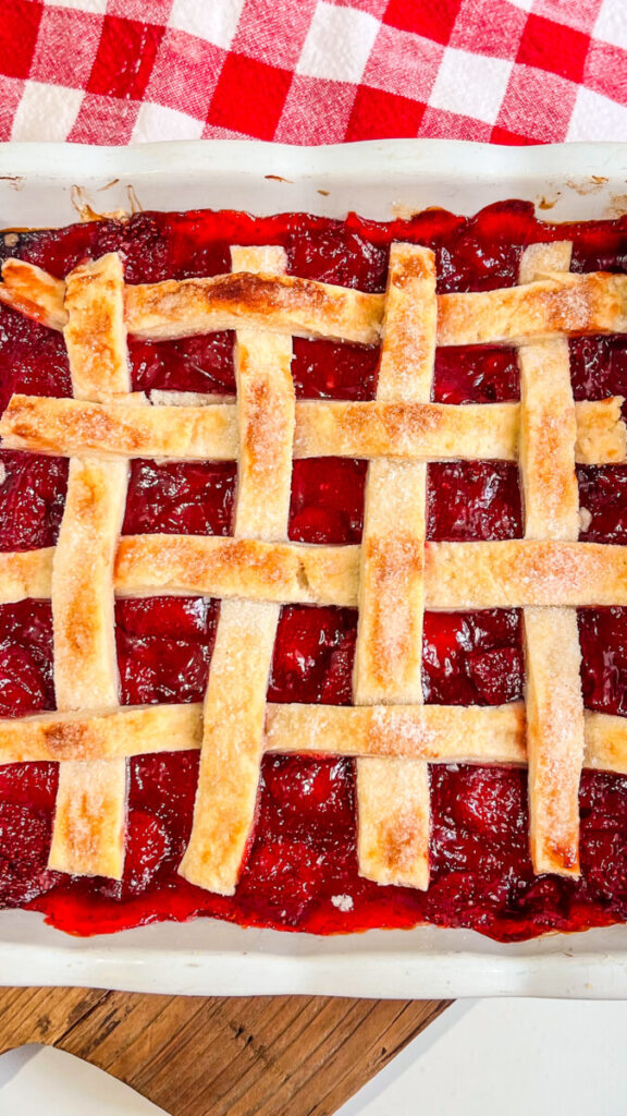 IMG_9805-576x1024 Strawberry Pie Bars  