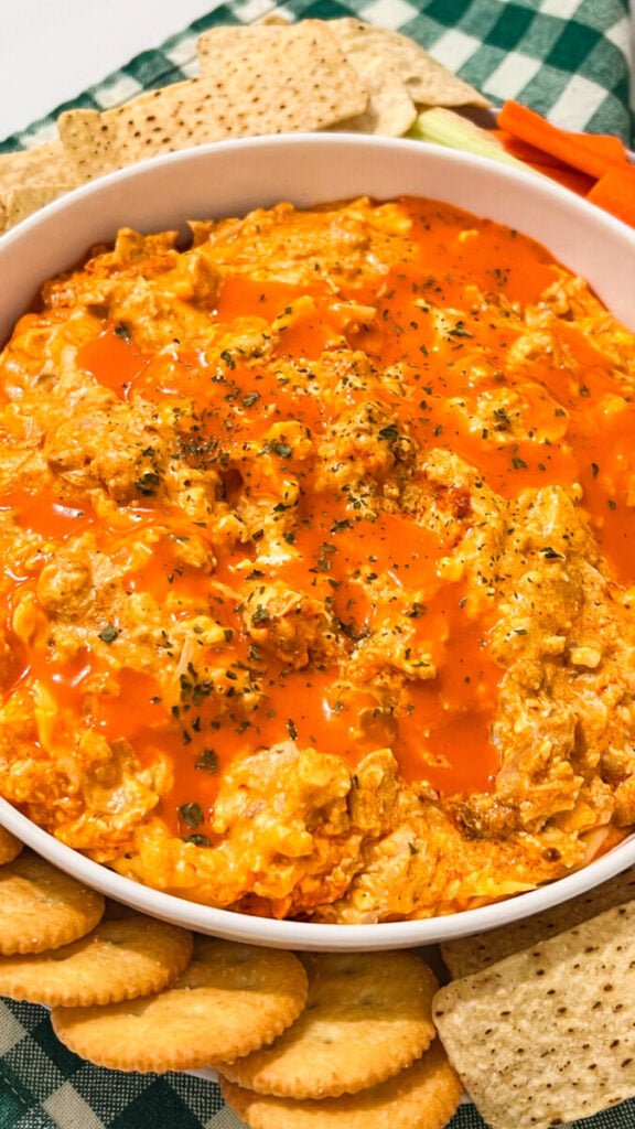 IMG_0099-576x1024 Slow Cooker Buffalo Chicken Dip