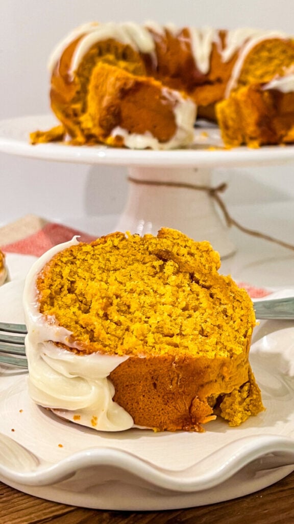  IMG_1277-576x1024 Pumpkin Spice Bundt Cake with Cream Cheese Frosting  