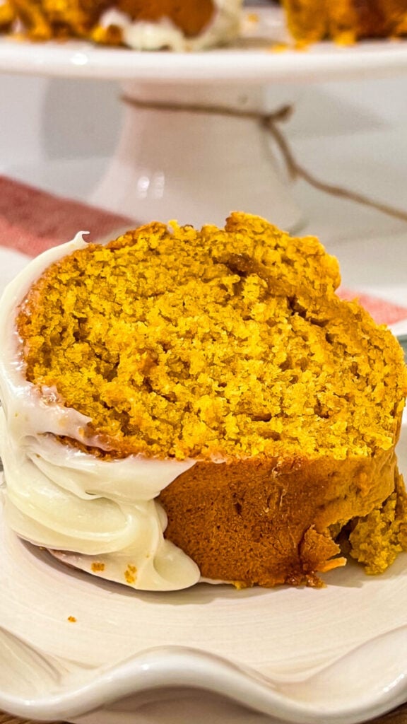  IMG_1278-576x1024 Pumpkin Spice Bundt Cake with Cream Cheese Frosting  