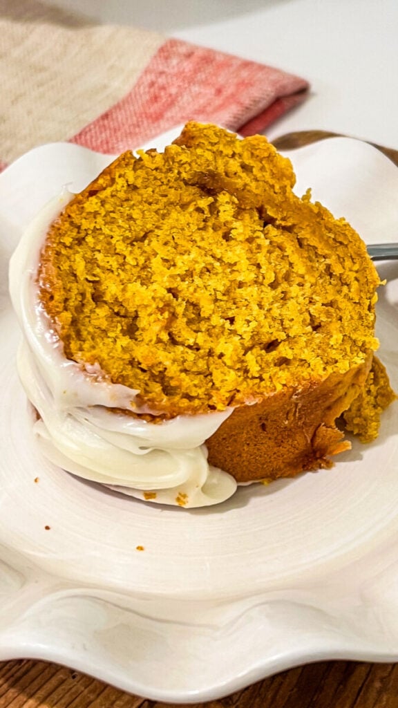  IMG_1286-576x1024 Pumpkin Spice Bundt Cake with Cream Cheese Frosting  