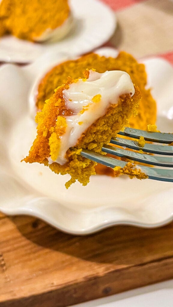  IMG_1289-576x1024 Pumpkin Spice Bundt Cake with Cream Cheese Frosting  