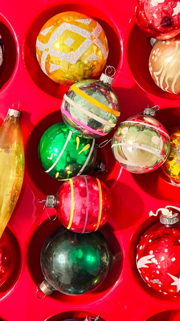  IMG_1996-576x1024 The Ultimate Shiny Brite Ornament Guide: Vintage Christmas Ornaments, History, Styles & Decorating Ideas  