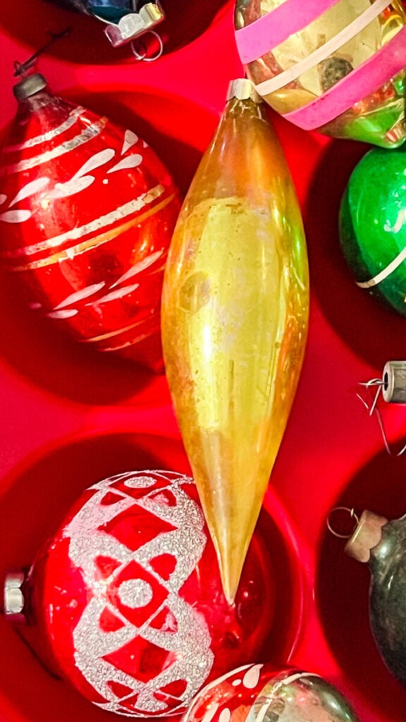  IMG_1998-576x1024 The Ultimate Shiny Brite Ornament Guide: Vintage Christmas Ornaments, History, Styles & Decorating Ideas  