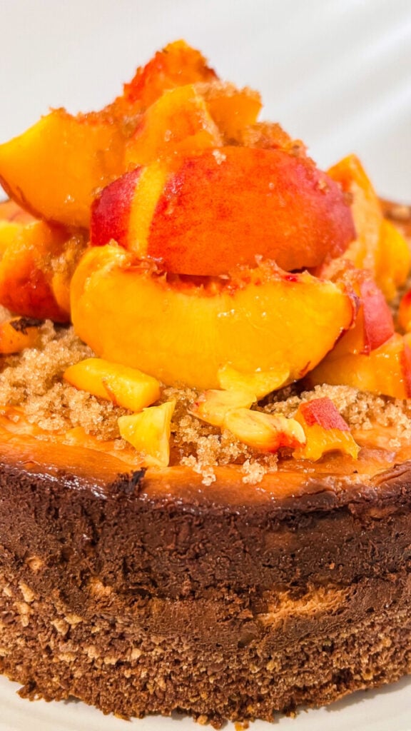  IMG_5235-576x1024 Brown Sugar Peach Cheesecake  