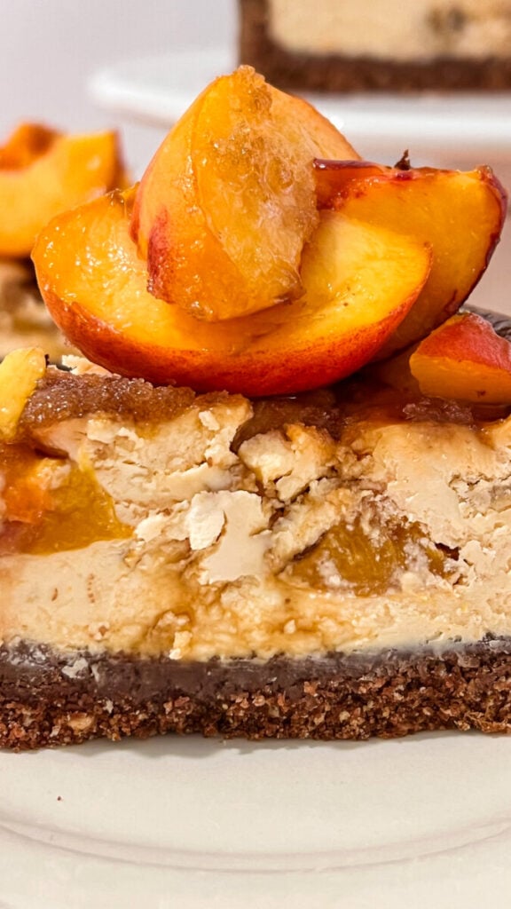  IMG_5271-576x1024 Brown Sugar Peach Cheesecake  