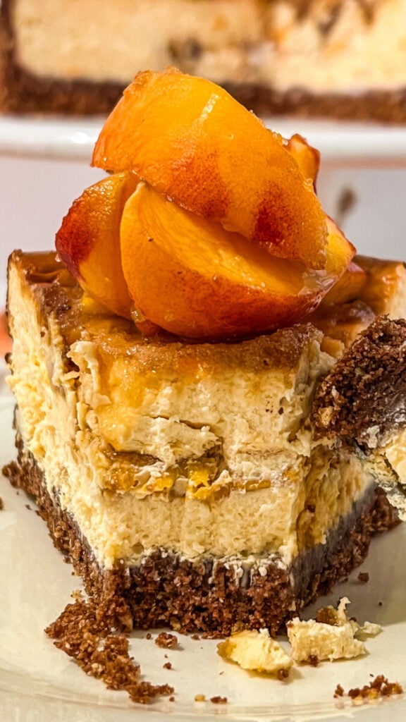  IMG_5287-576x1024 Brown Sugar Peach Cheesecake  