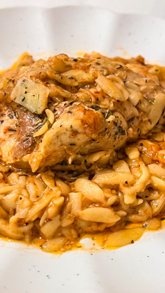  IMG_7522-576x1024 Crockpot Marry Me Chicken and Orzo  