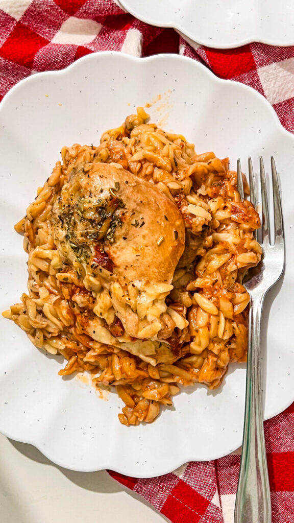  IMG_7528-576x1024 Crockpot Marry Me Chicken and Orzo  