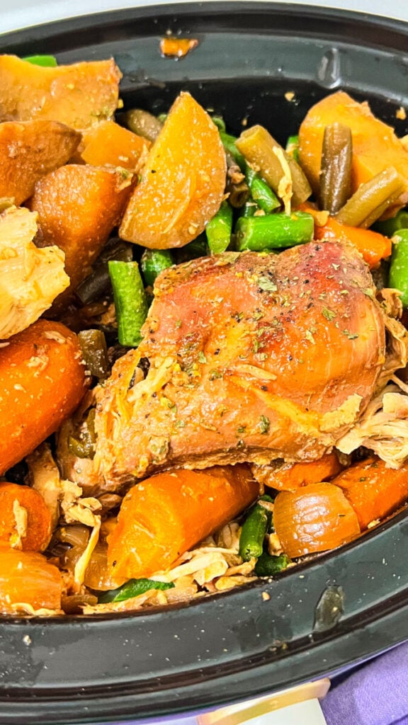  IMG_7706-576x1024 Slow Cooker Brown Sugar Soy Chicken and Veggies  