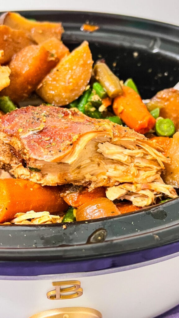  IMG_7709-576x1024 Slow Cooker Brown Sugar Soy Chicken and Veggies  