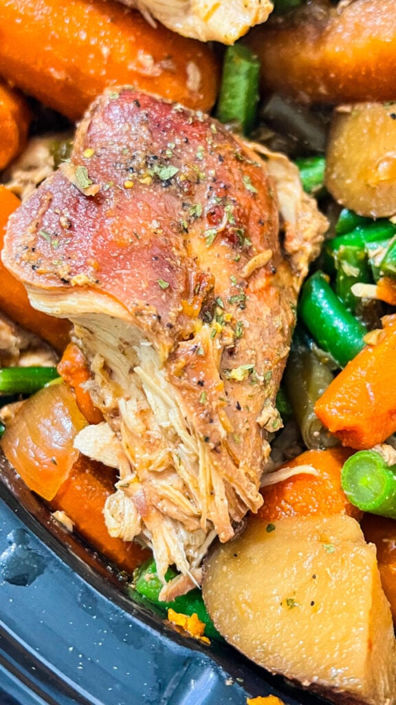  IMG_7715-576x1024 Slow Cooker Brown Sugar Soy Chicken and Veggies  