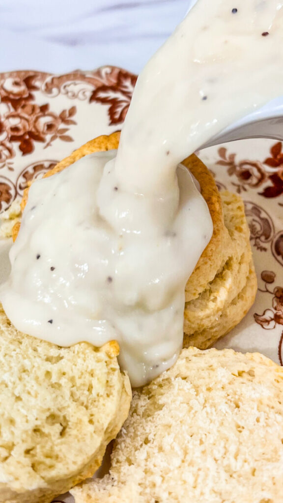 IMG_8752-576x1024 Homemade Country White Gravy