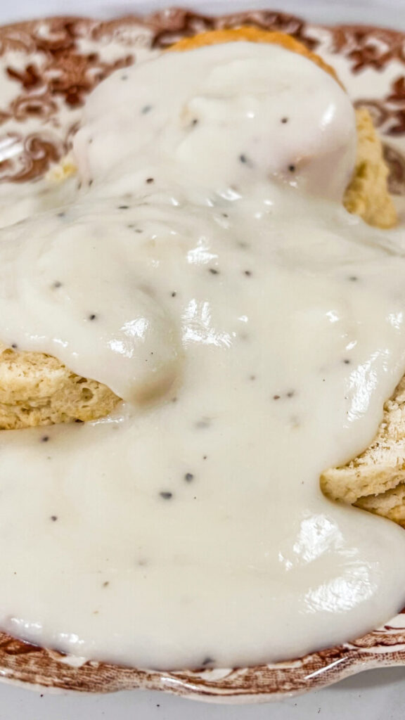 IMG_8772-576x1024 Homemade Country White Gravy