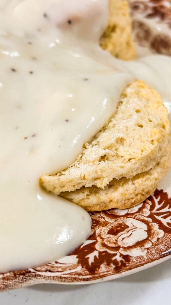 IMG_8773-576x1024 Homemade Country White Gravy