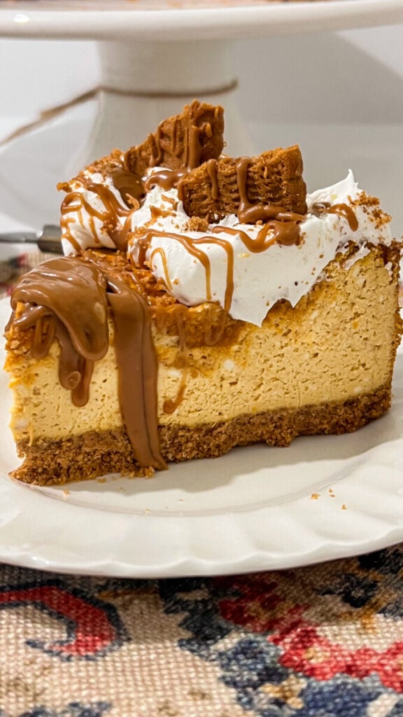 IMG_9049-576x1024 Pumpkin Biscoff Cheesecake