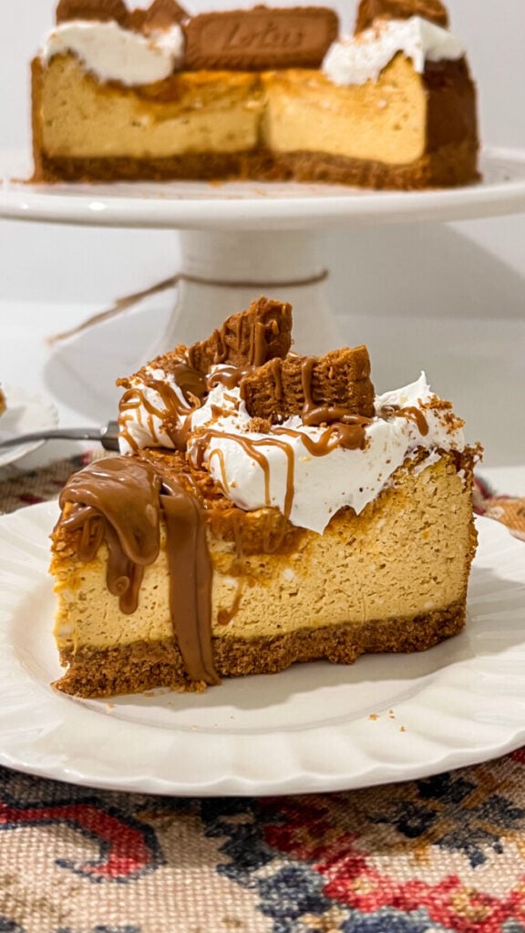 IMG_9050-576x1024 Pumpkin Biscoff Cheesecake