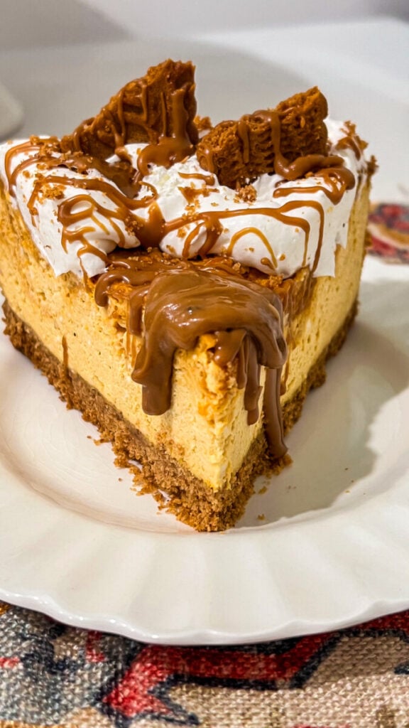 IMG_9068-576x1024 Pumpkin Biscoff Cheesecake