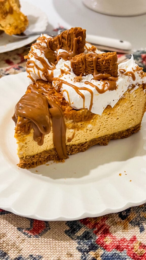 IMG_9077-576x1024 Pumpkin Biscoff Cheesecake