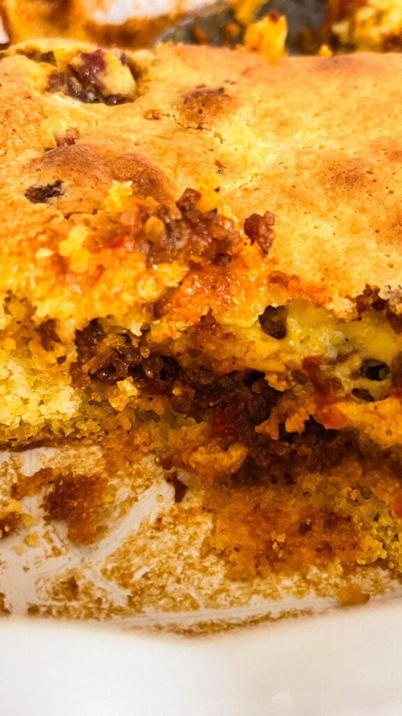 IMG_9411-1-576x1024 Easy Mexican Cornbread with Taco Meat and Cheese