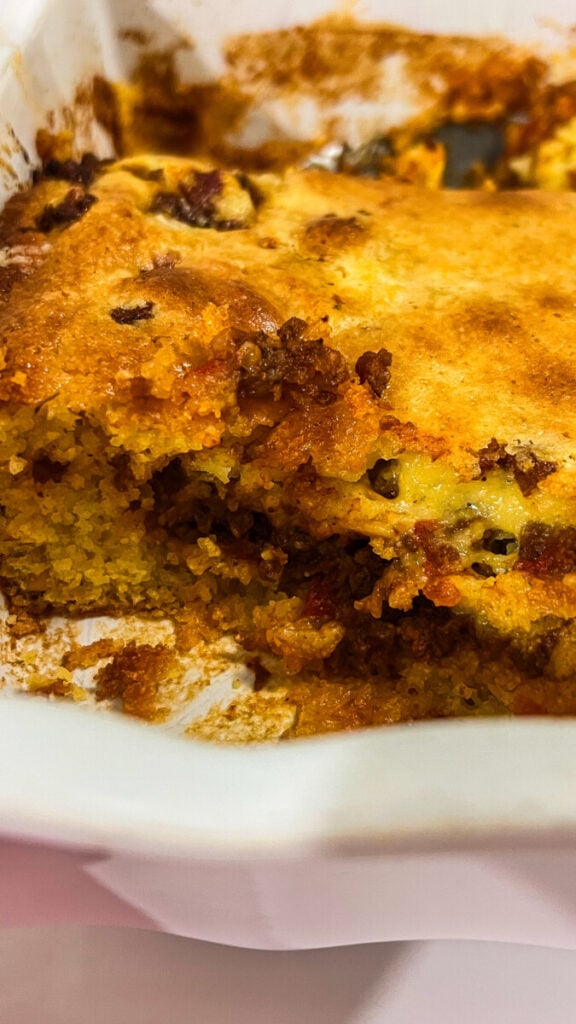 IMG_9412-576x1024 Easy Mexican Cornbread with Taco Meat and Cheese