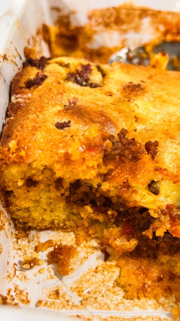IMG_9414-1-576x1024 Easy Mexican Cornbread with Taco Meat and Cheese