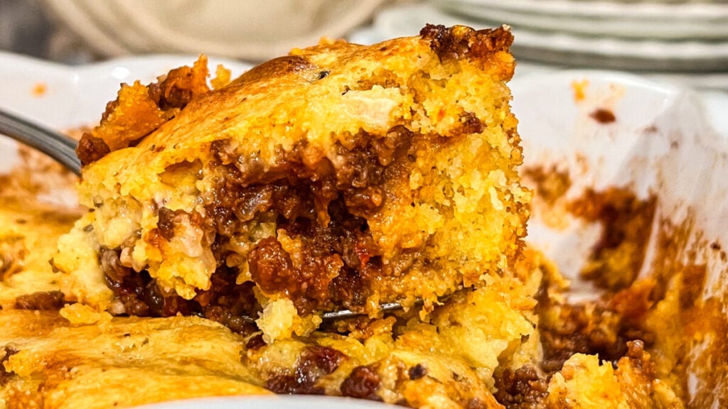 IMG_9426-1024x576 Easy Mexican Cornbread with Taco Meat and Cheese