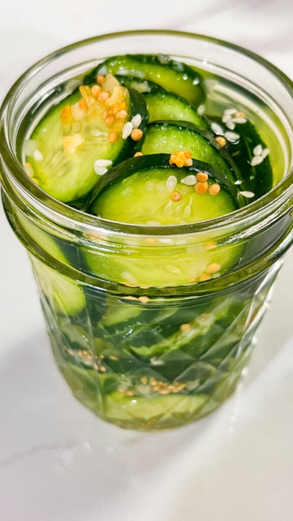 IMG_9679-576x1024 Homemade Sweet Refrigerator Pickles