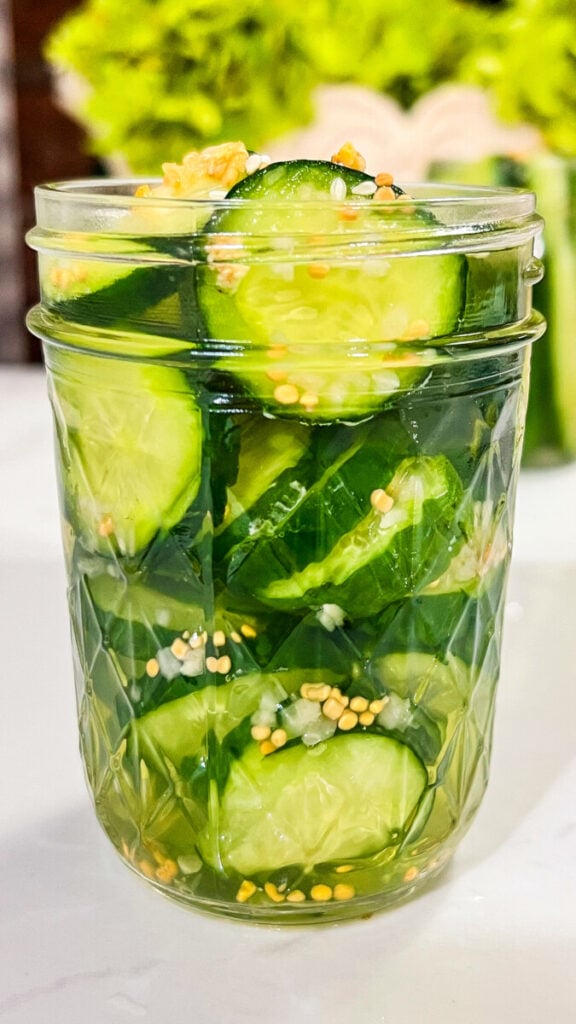 IMG_9684-576x1024 Homemade Sweet Refrigerator Pickles