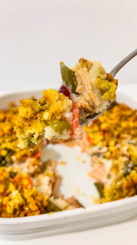 IMG_9889-576x1024 Easy Thanksgiving Leftover Casserole