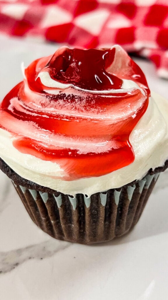  IMG_3950-576x1024 Easy Cherry Chocolate Cupcakes  