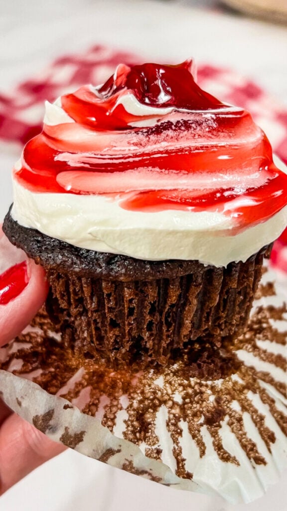  IMG_3954-576x1024 Easy Cherry Chocolate Cupcakes  