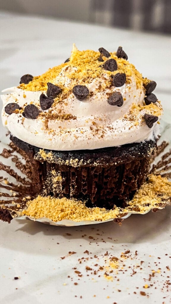  IMG_4007-576x1024 Easy S’mores Cupcakes  