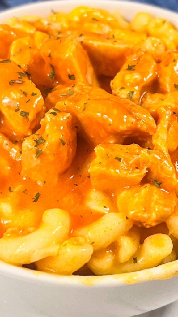 IMG_4256-576x1024 Buffalo Chicken Mac and Cheese Bowls