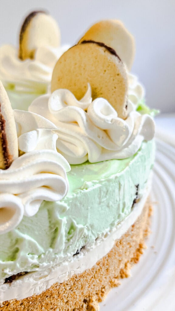 IMG_4679-576x1024 No Bake Mint Milano Cheesecake
