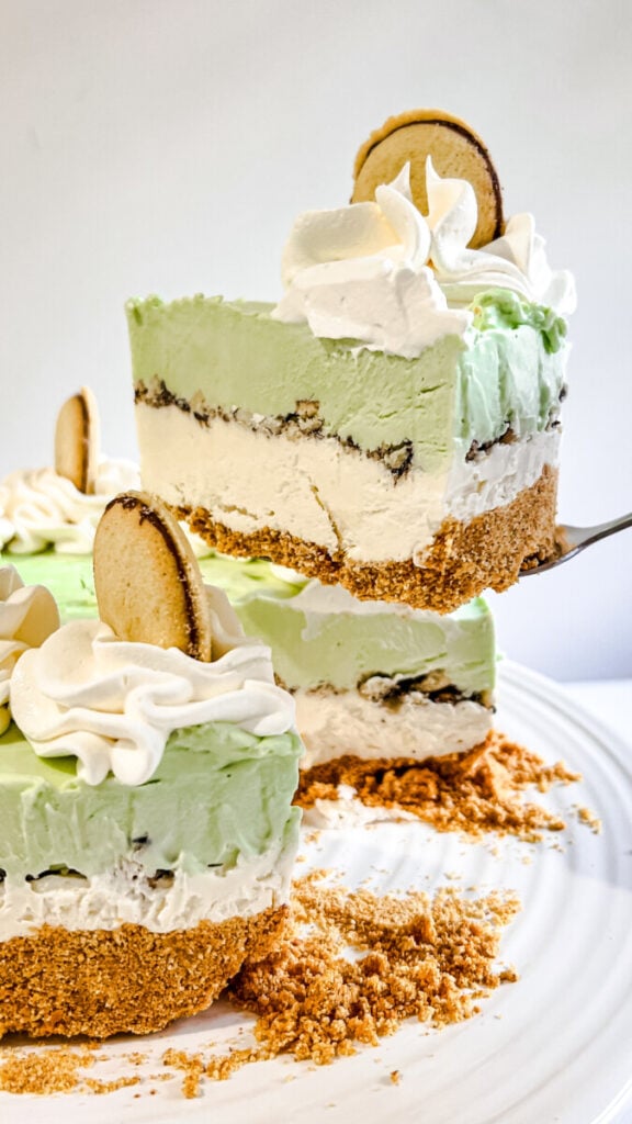 IMG_4700-576x1024 No Bake Mint Milano Cheesecake