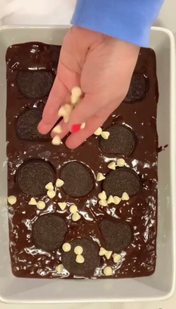  IMG_5070-585x1024 Oreo M&M Brownies  