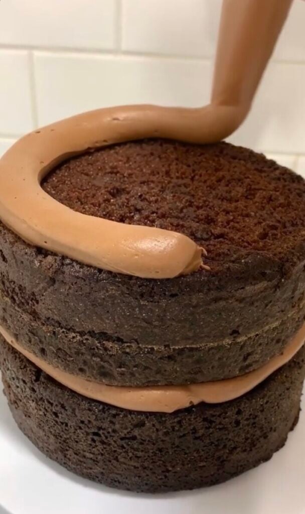  IMG_5138-608x1024 3 Layer Chocolate Buttercream Cake  