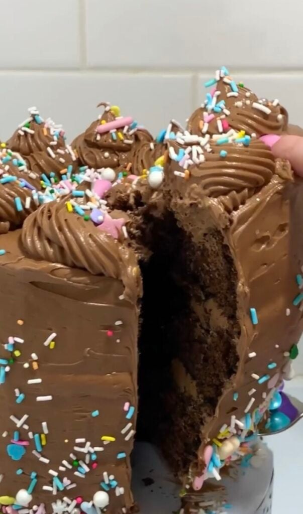  IMG_5142-603x1024 3 Layer Chocolate Buttercream Cake  