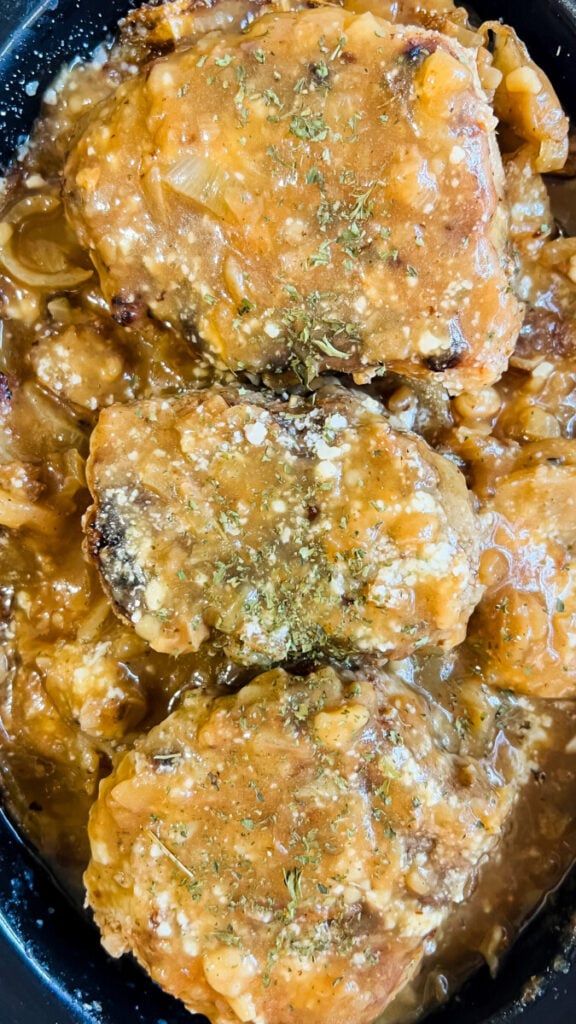  IMG_6126-576x1024 Crockpot Smothered Pork Chops & Scalloped Potatoes  