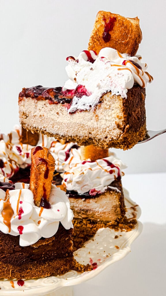 IMG_6330-576x1024 Peanut Butter and Jelly Cheesecake