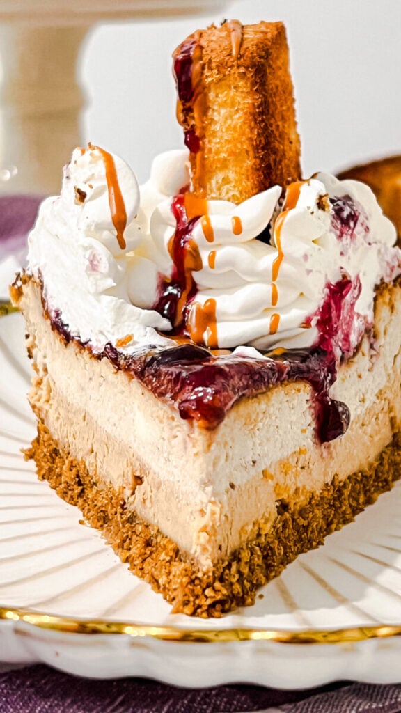 IMG_6366-576x1024 Peanut Butter and Jelly Cheesecake