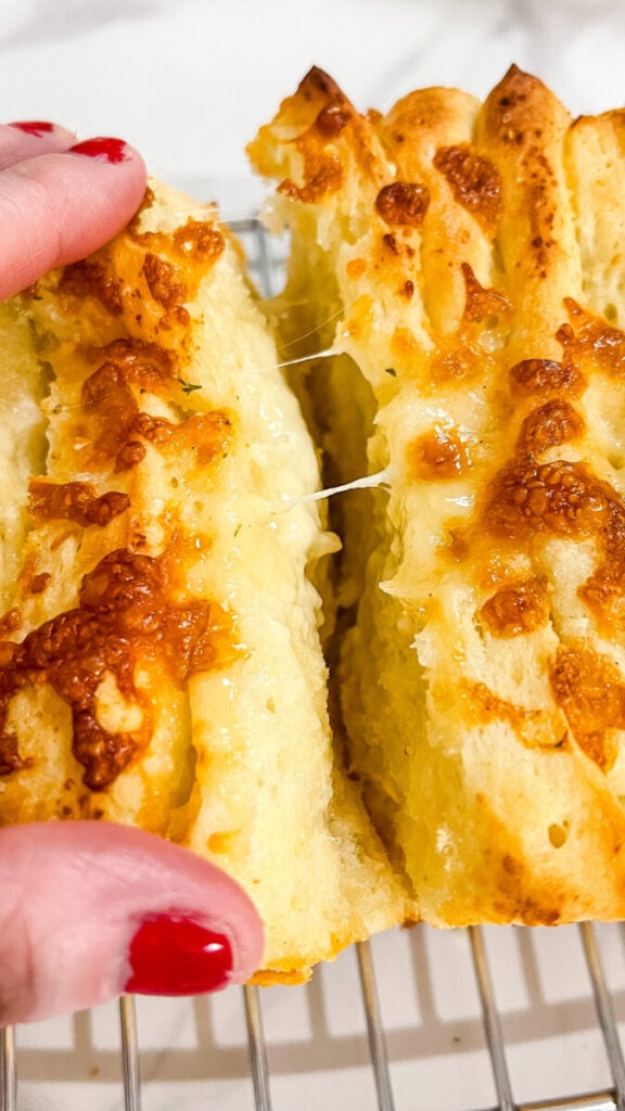 IMG_7060-576x1024 Homemade Garlic Cheese Pull Apart Bread