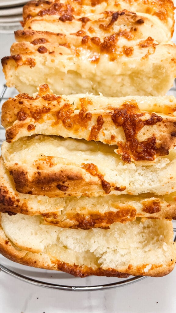 IMG_7069-576x1024 Homemade Garlic Cheese Pull Apart Bread