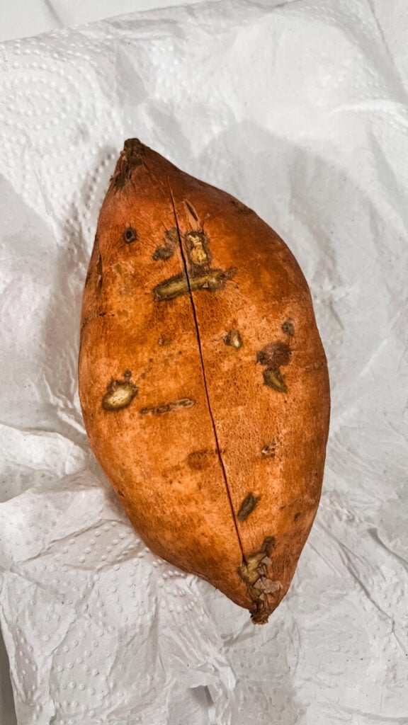 IMG_7576-576x1024 How to Bake a Sweet Potato in the Microwave