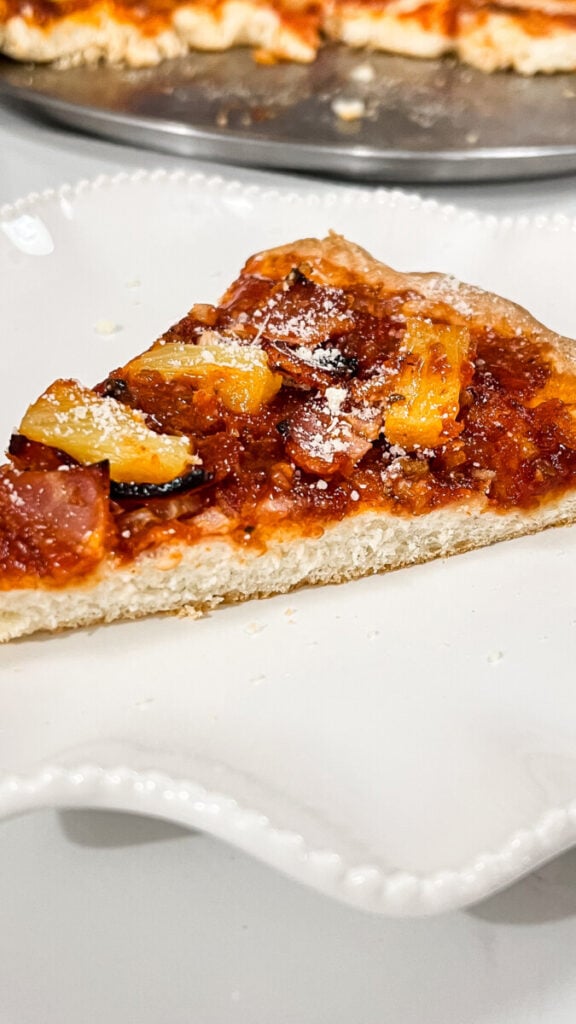 IMG_7666-576x1024 Homemade Pineapple Ham Pizza