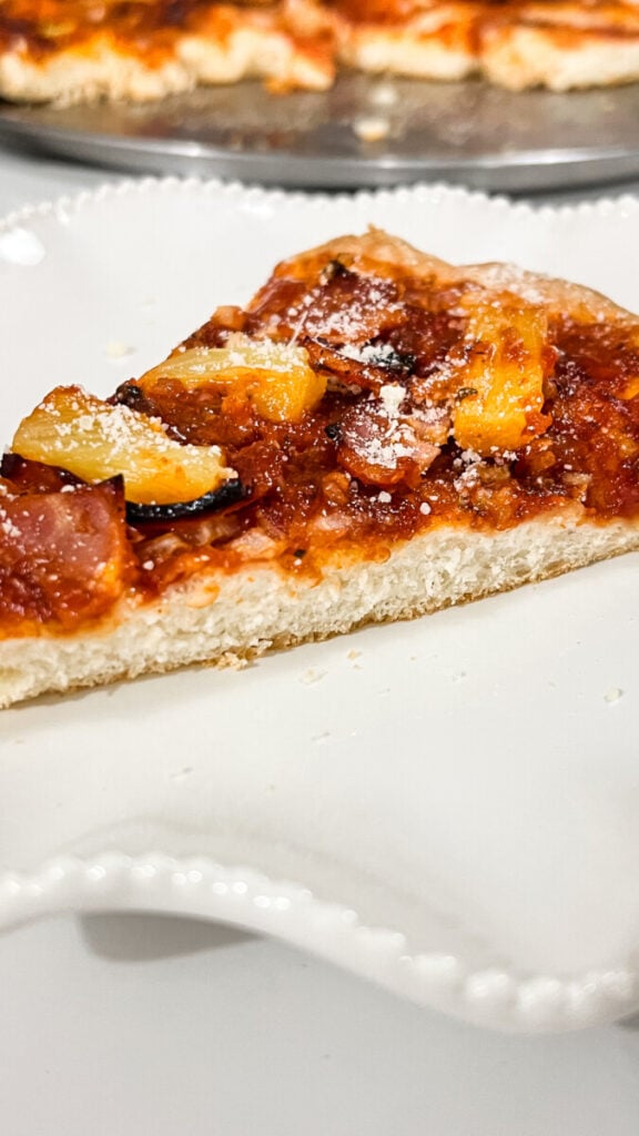 IMG_7667-576x1024 Homemade Pineapple Ham Pizza