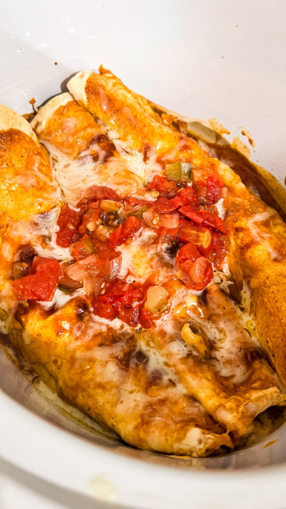  IMG_0018-576x1024 Crockpot Cheesy Beef Enchiladas  