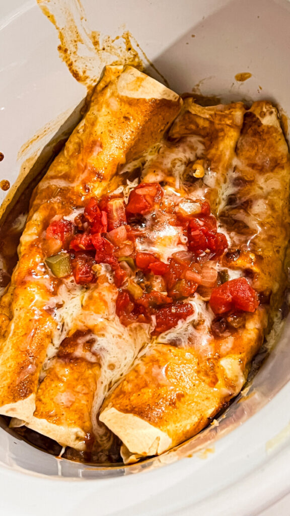  IMG_0028-576x1024 Crockpot Cheesy Beef Enchiladas  